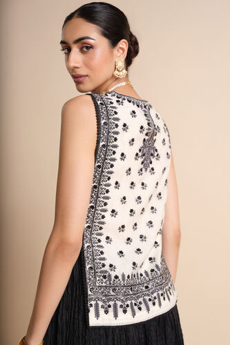 Sawsan Embroidered Skirt Set - White, White, image 12